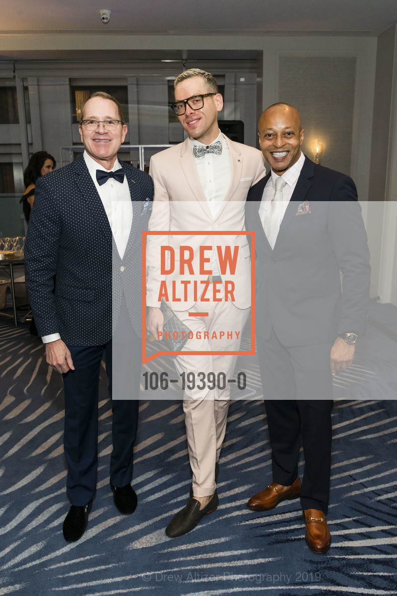 Kent Roger, Daniel Hancock, Brett Andrews, PRC's Mighty Real Gala, Four Seasons Hotel San Francisco, October 11th, 2019, Photo #106-19390-0 Kent Roger, Daniel Hancock, Brett Andrews, Photo #106-19390-0