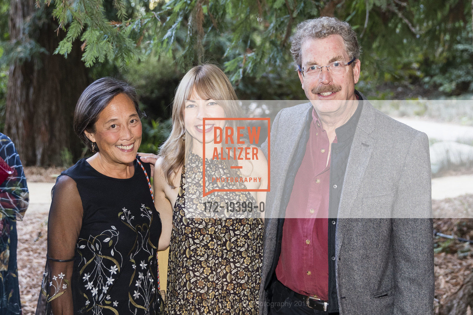 Leslie Chin, Natalie Mottley, Ralph King, Save the Redwoods League 'Take Me to the Trees' Annual Celebration 2019, National AIDS Memorial Grove. Golden Gate Park, October 12th, 2019, Photo #172-19399-0 Leslie Chin, Natalie Mottley, Ralph King, Photo #172-19399-0