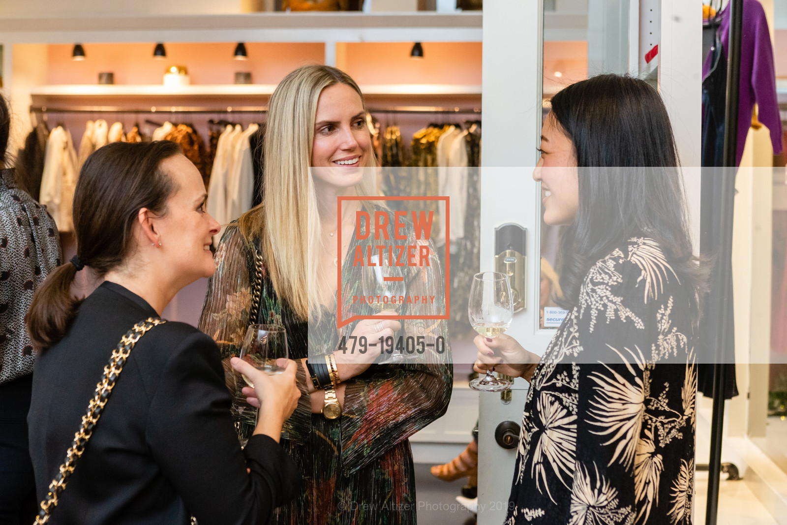Samantha Keene, Irene Yuan, ba&sh San Francisco Pop-Up 2019, The Bar Code. 3600 Sacramento St, October 10th, 2019, Photo #479-19405-0 Samantha Keene, Irene Yuan, Photo #479-19405-0