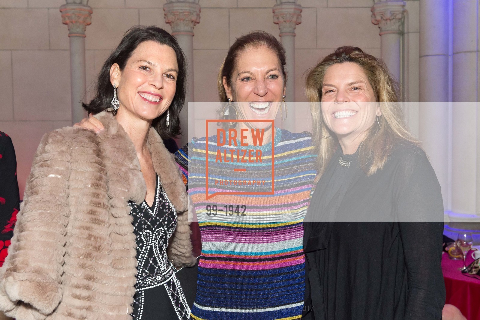 Dorka Keehn, Meridee Moore, Christy Mcgill, Grace Cathedral's Carnivale 2017, Grace Cathedral. 1100 California St. 94108, February 28th, 2017, Photo #99-1942 Dorka Keehn, Meridee Moore, Christy Mcgill, Photo #99-1942