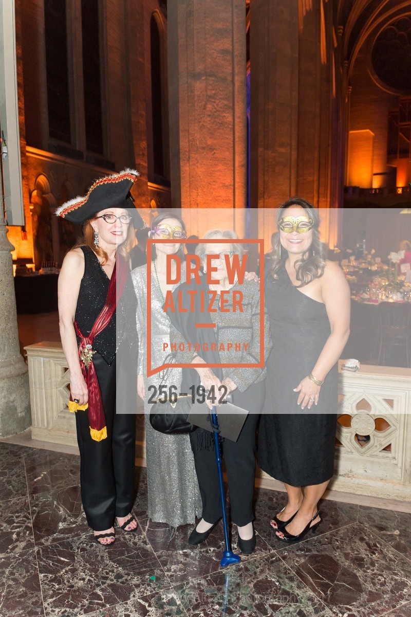 Pilar Andrus, Sheila Andrus, Rita Semel, Heidi Ho, Grace Cathedral's Carnivale 2017, Grace Cathedral. 1100 California St. 94108, February 28th, 2017, Photo #256-1942 Pilar Andrus, Sheila Andrus, Rita Semel, Heidi Ho, Photo #256-1942