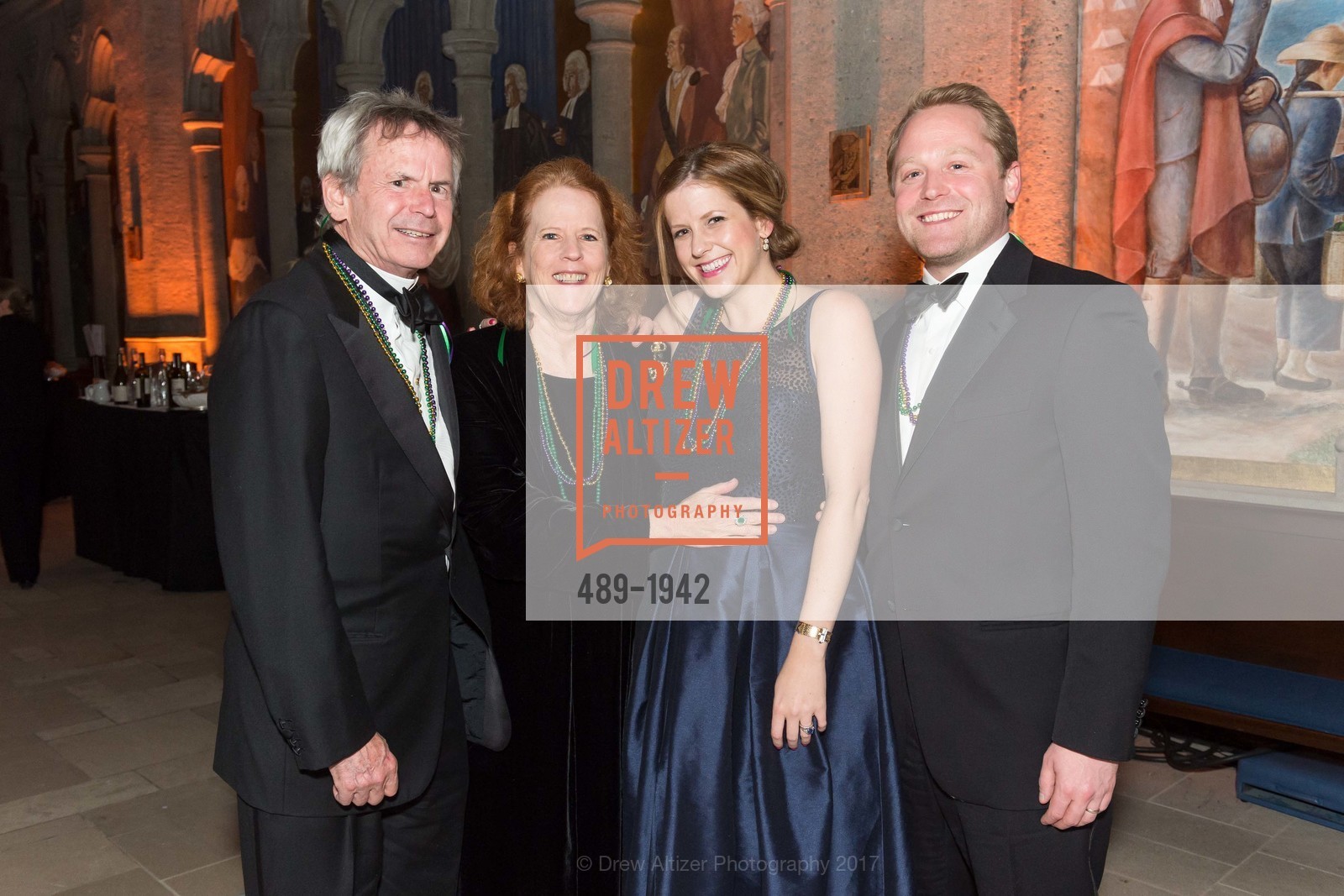 Philip Bowles, Jamie Bowles, Lily Leo, Austin Leo, Grace Cathedral's Carnivale 2017, Grace Cathedral. 1100 California St. 94108, February 28th, 2017, Photo #489-1942 Philip Bowles, Jamie Bowles, Lily Leo, Austin Leo, Photo #489-1942