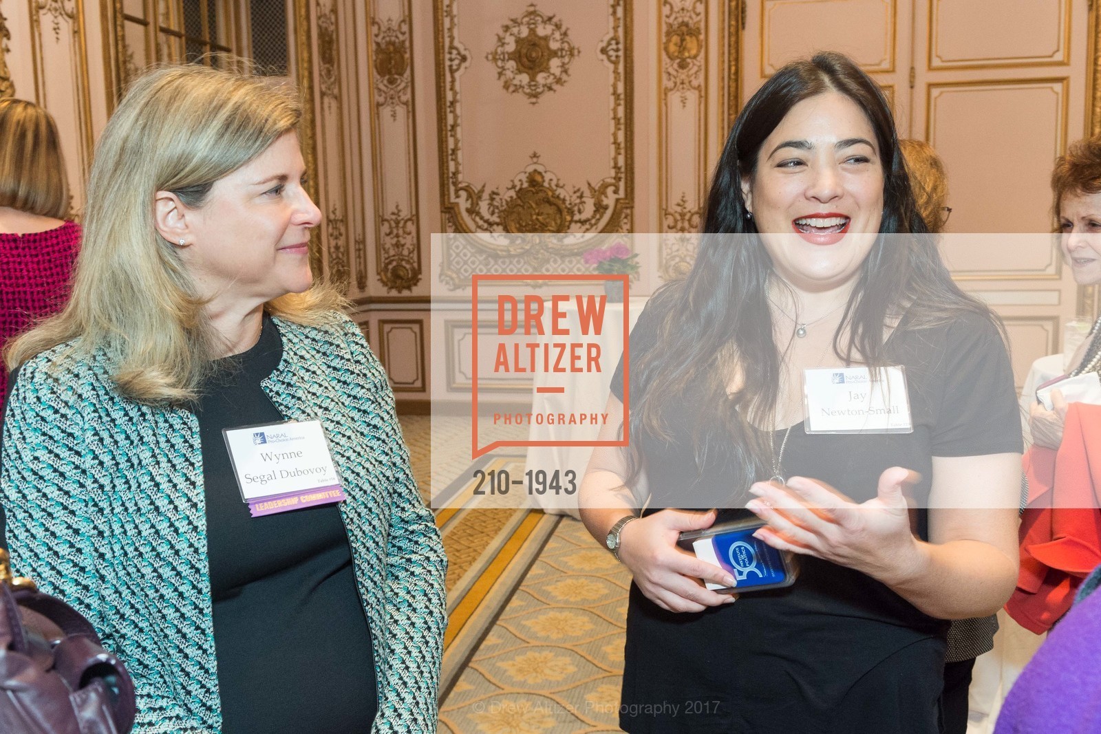 Wynne Segal Dubovoy, Jay Newton-Small, NARAL Pro-Choice's America's 22nd San Francisco Power of Choice Luncheon 2017, Fairmont Hotel. 950 Mason St, March 2nd, 2017, Photo #210-1943 Wynne Segal Dubovoy, Jay Newton-Small, Photo #210-1943