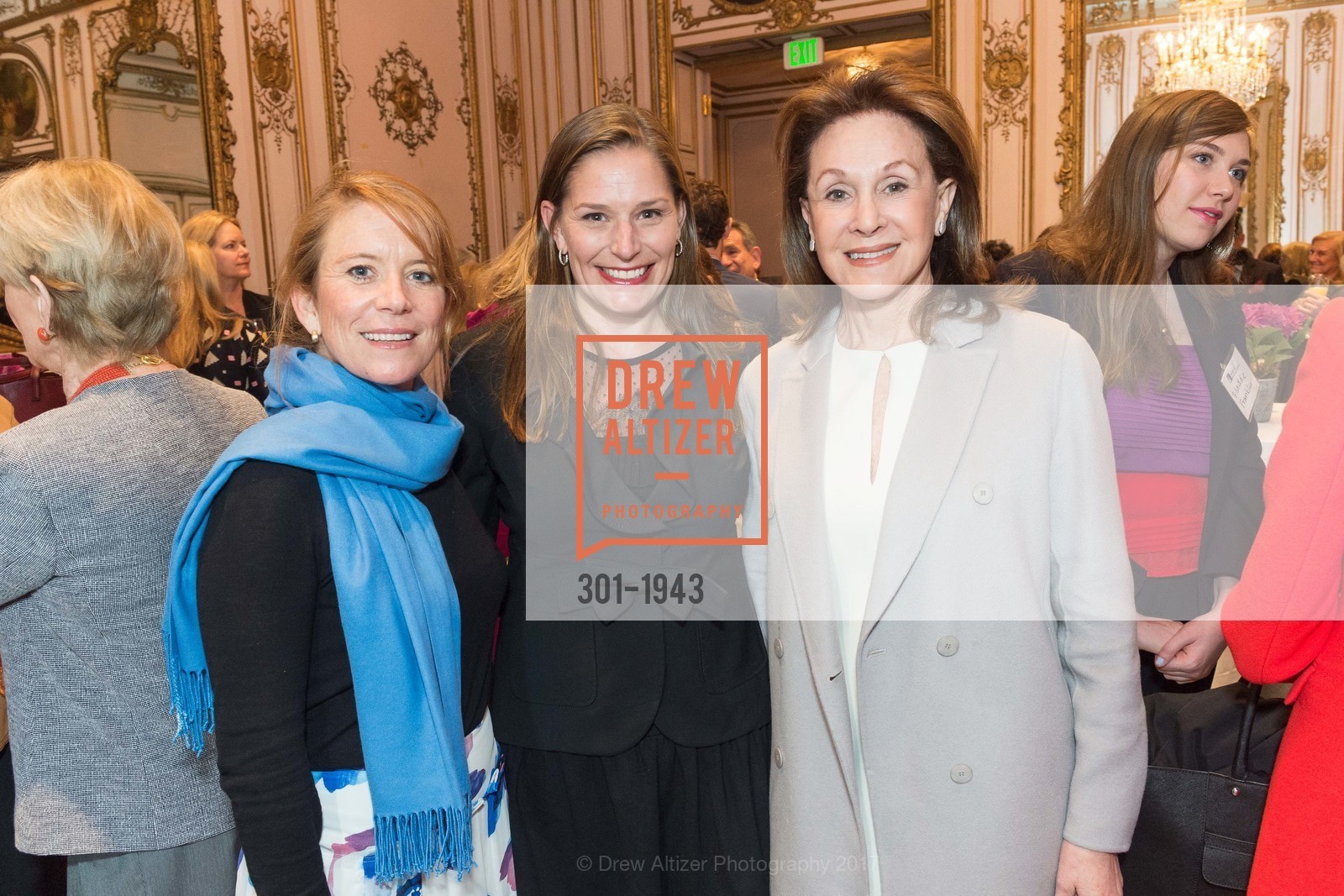 Meagan Stasz, Angela McInerney, Lucie Weissman, NARAL Pro-Choice's America's 22nd San Francisco Power of Choice Luncheon 2017, Fairmont Hotel. 950 Mason St, March 2nd, 2017, Photo #301-1943 Meagan Stasz, Angela McInerney, Lucie Weissman, Photo #301-1943
