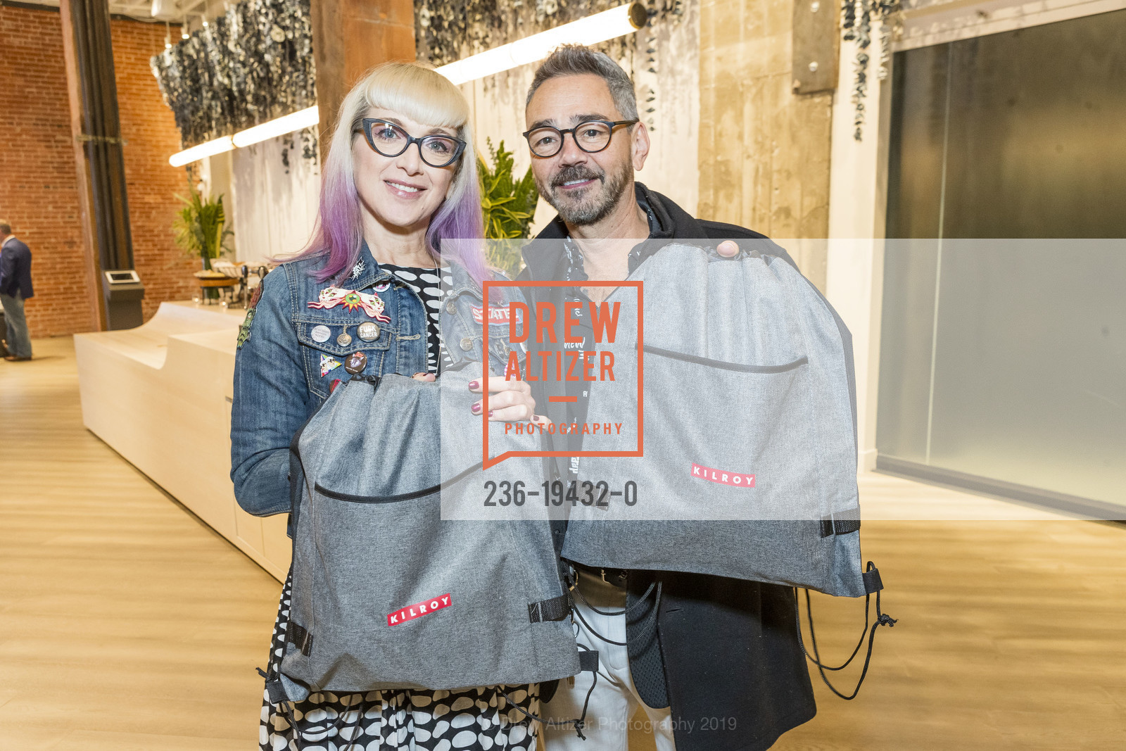 Stephanie Tate, Scott Lettieri, Kilroy Realty / US Olympic Sailing Cocktail Reception 2019, Kilroy Innovation Center. 660 3rd St, October 16th, 2019, Photo #236-19432-0 Stephanie Tate, Scott Lettieri, Photo #236-19432-0