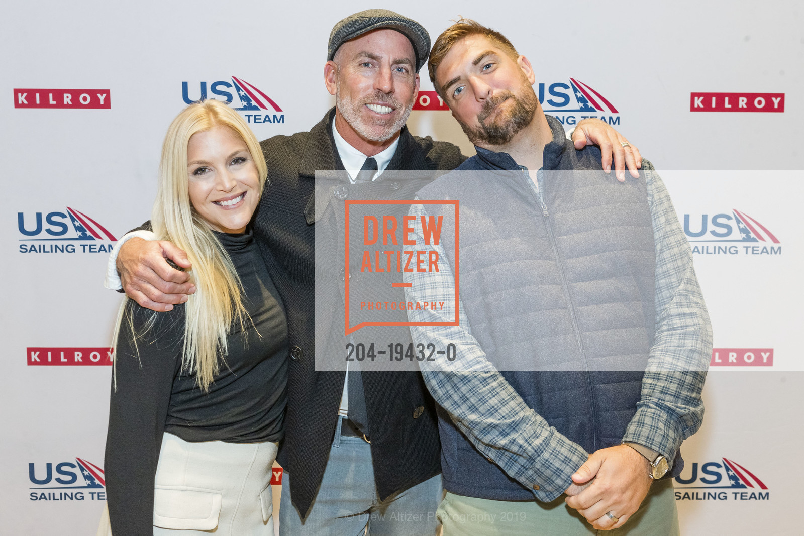 Jessica Fine, Brian Lewis, Nate Smith, Kilroy Realty / US Olympic Sailing Cocktail Reception 2019, Kilroy Innovation Center. 660 3rd St, October 16th, 2019, Photo #204-19432-0 Jessica Fine, Brian Lewis, Nate Smith, Photo #204-19432-0