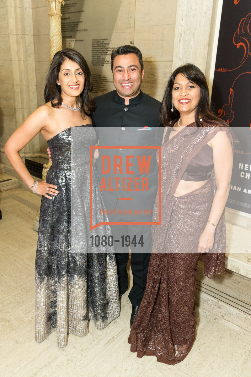 Ranjini Malavalli, Ush Patel, Lata Krishnan, Asian Art Museum Gala 2017, Asian Art Museum. 200 Larkin St, March 2nd, 2017, Photo #1080-1944 Ranjini Malavalli, Ush Patel, Lata Krishnan, Photo #1080-1944