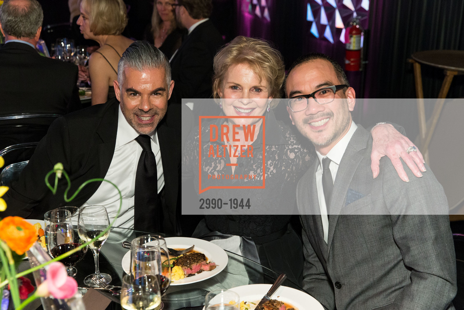Ron Barajas, Michelle Alioto, Jonathan Lee, Asian Art Museum Gala 2017, Asian Art Museum. 200 Larkin St, Photo #2990-1944 Ron Barajas, Michelle Alioto, Jonathan Lee, Photo #2990-1944