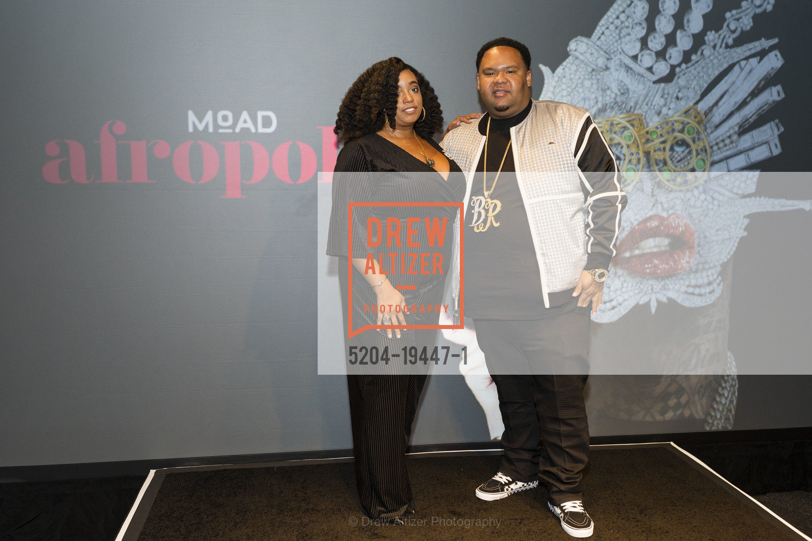 Danielle Banks, Richard Bougere, MoAD's Afropolitan Ball 2019, City Metreon. 135 4th St, Photo #5204-19447-1 Danielle Banks, Richard Bougere, Photo #5204-19447-1