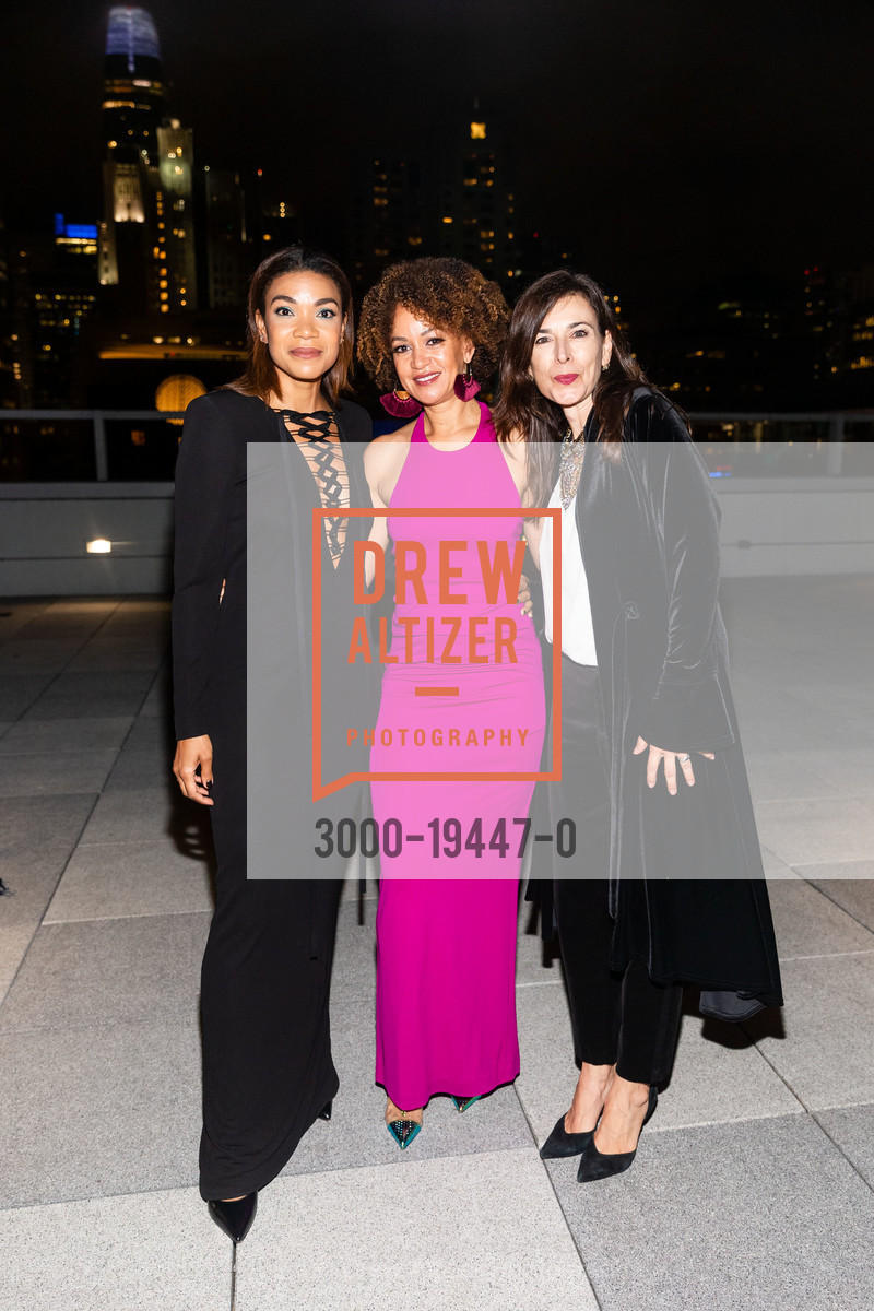 Sherri McMullen, Kara Kelly, Narda Skov, MoAD's Afropolitan Ball 2019, City Metreon. 135 4th St, Photo #3000-19447-0 Sherri McMullen, Kara Kelly, Narda Skov, Photo #3000-19447-0
