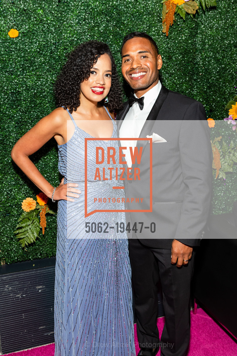 Tina Simmons, Christopher Pope, MoAD's Afropolitan Ball 2019, City Metreon. 135 4th St, Photo #5062-19447-0 Tina Simmons, Christopher Pope, Photo #5062-19447-0