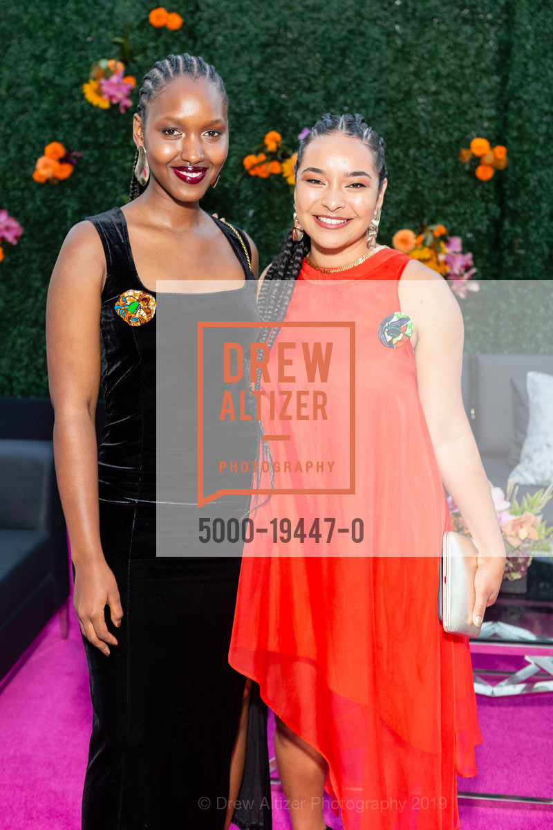 Kadia Bah, Nia McAllister, MoAD's Afropolitan Ball 2019, City Metreon. 135 4th St, October 19th, 2019, Photo #5000-19447-0 Kadia Bah, Nia McAllister, Photo #5000-19447-0