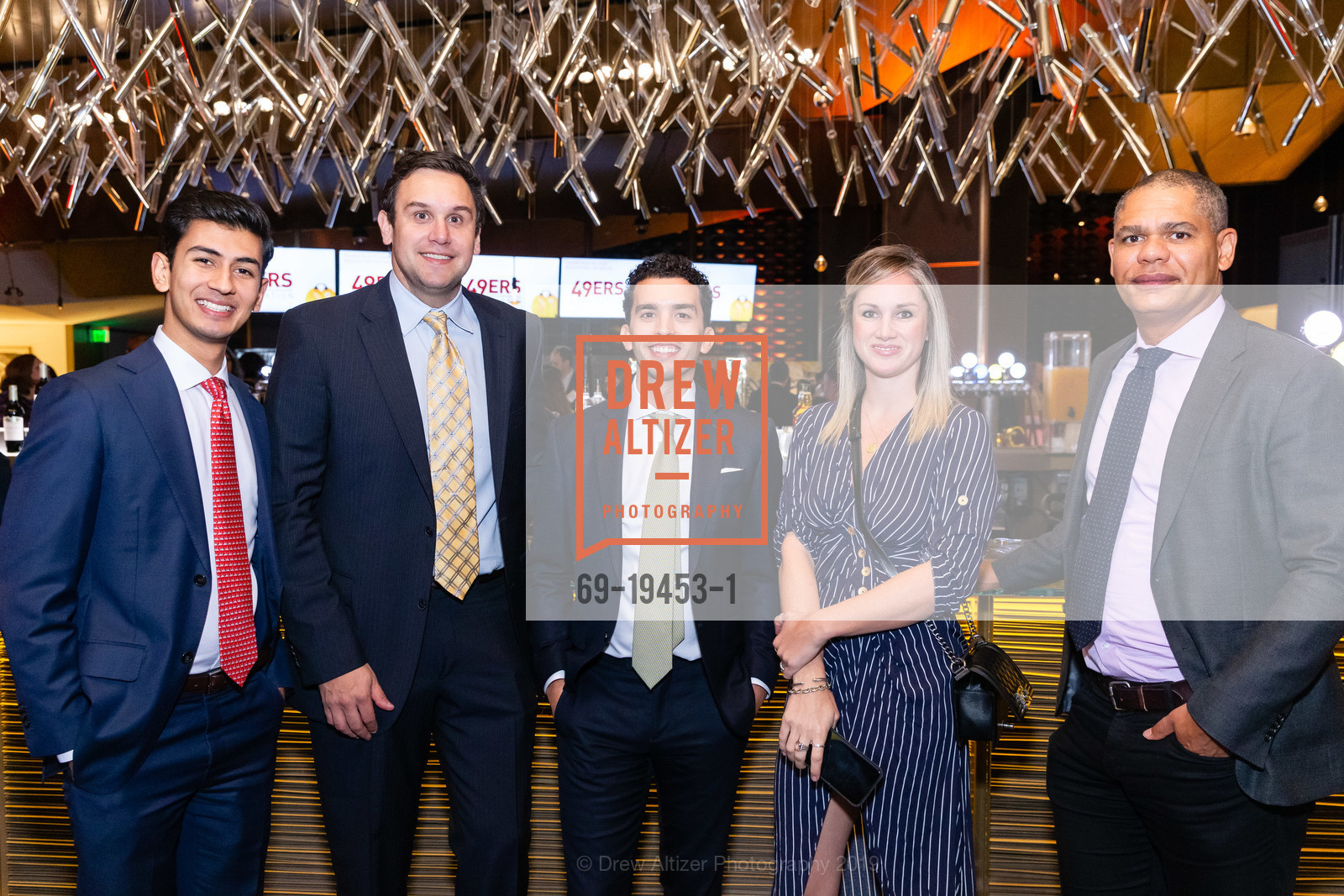 Kabir Karki, Andrew Vogt, David Nequaye, City Year San Jose 25th Anniversary Gala 2019, Levi's Stadium. 4900 Marie P DeBartolo Way, October 17th, 2019, Photo #69-19453-1 Kabir Karki, Andrew Vogt, David Nequaye, Photo #69-19453-1