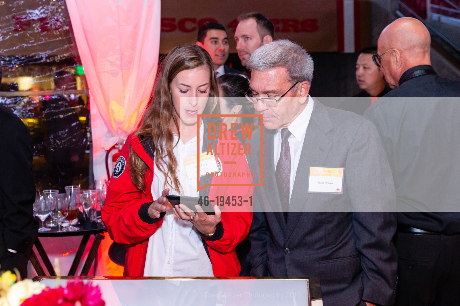 Josie Perry, Russ Tafoya, City Year San Jose 25th Anniversary Gala 2019, Levi's Stadium. 4900 Marie P DeBartolo Way, October 17th, 2019, Photo #46-19453-1 Josie Perry, Russ Tafoya, Photo #46-19453-1