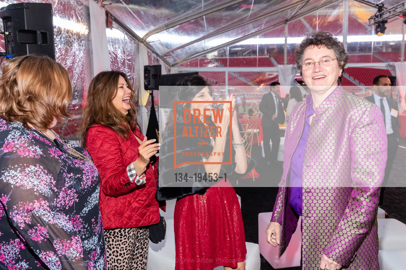 Sarah Roberson, Dyanne Compton, Allyce Najimy, Pam Gerber, City Year San Jose 25th Anniversary Gala 2019, Levi's Stadium. 4900 Marie P DeBartolo Way, October 17th, 2019, Photo #134-19453-1 Sarah Roberson, Dyanne Compton, Allyce Najimy, Pam Gerber, Photo #134-19453-1