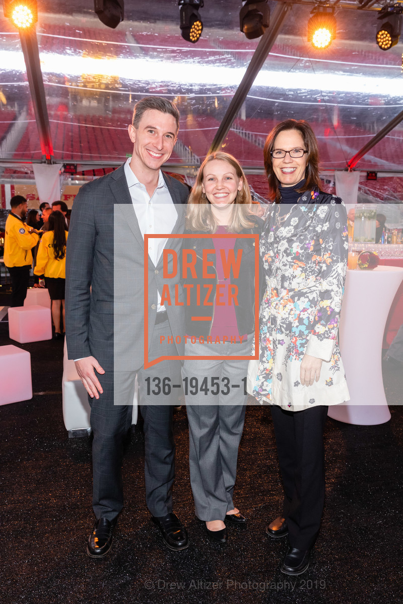 Stephen Stanwood, Madeleine Stanwood, Leah Toeniskoetter, City Year San Jose 25th Anniversary Gala 2019, Levi's Stadium. 4900 Marie P DeBartolo Way, October 17th, 2019, Photo #136-19453-1 Stephen Stanwood, Madeleine Stanwood, Leah Toeniskoetter, Photo #136-19453-1