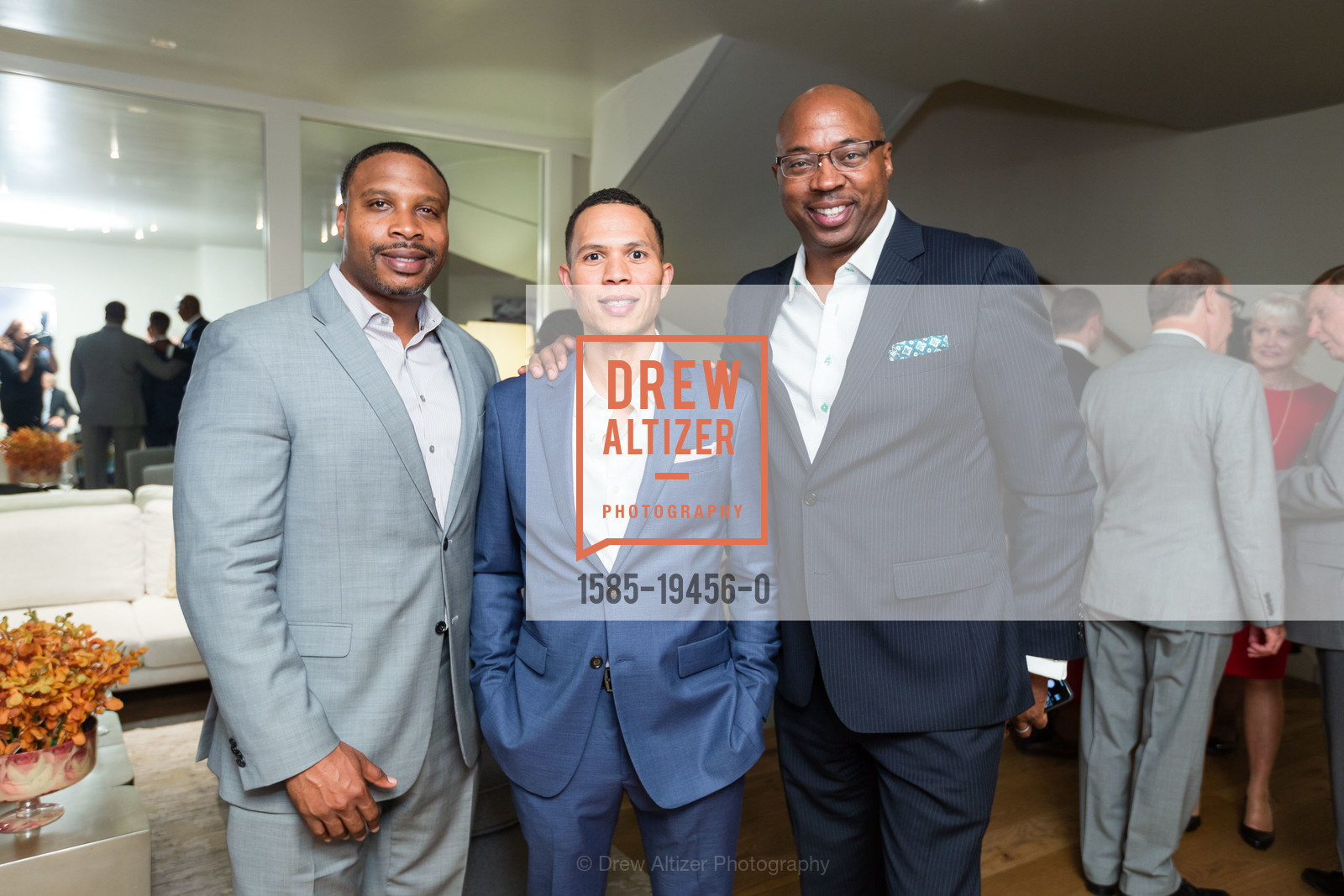 Derrick Brown, Charles Lindsay, Makras Real Estate Hosts Supervisor Ahsha Safai, Private Residence, Photo #1585-19456-0 Derrick Brown, Charles Lindsay, Photo #1585-19456-0