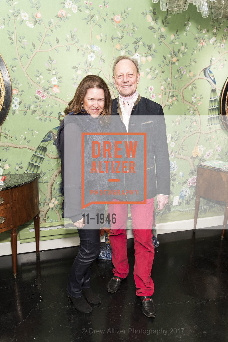 Kendall Wilkinson, Claud Cecil Gurney, de Gournay Celebrates Opening of New Boutique, de Gournay Showroom. 3681A Sacramento Street
, March 1st, 2017, Photo #11-1946 Kendall Wilkinson, Claud Cecil Gurney, Photo #11-1946