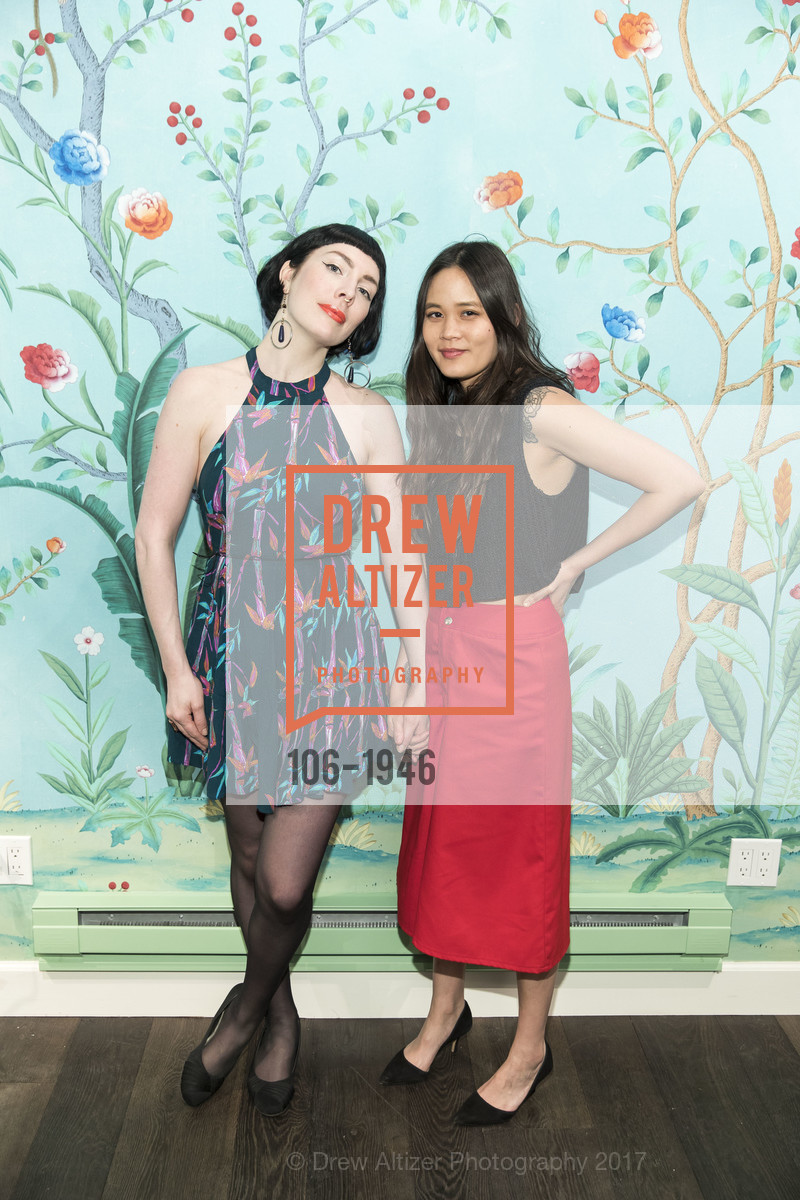 Kylie Bryce, Lynn Leonidas, de Gournay Celebrates Opening of New Boutique, de Gournay Showroom. 3681A Sacramento Street
, March 1st, 2017, Photo #106-1946 Kylie Bryce, Lynn Leonidas, Photo #106-1946
