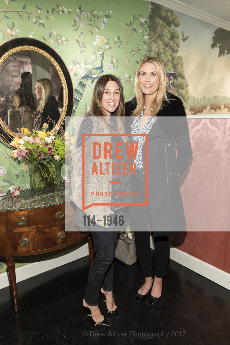 Gretchen Levin, Rebecca Stack, de Gournay Celebrates Opening of New Boutique, de Gournay Showroom. 3681A Sacramento Street
, March 1st, 2017, Photo #114-1946 Gretchen Levin, Rebecca Stack, Photo #114-1946