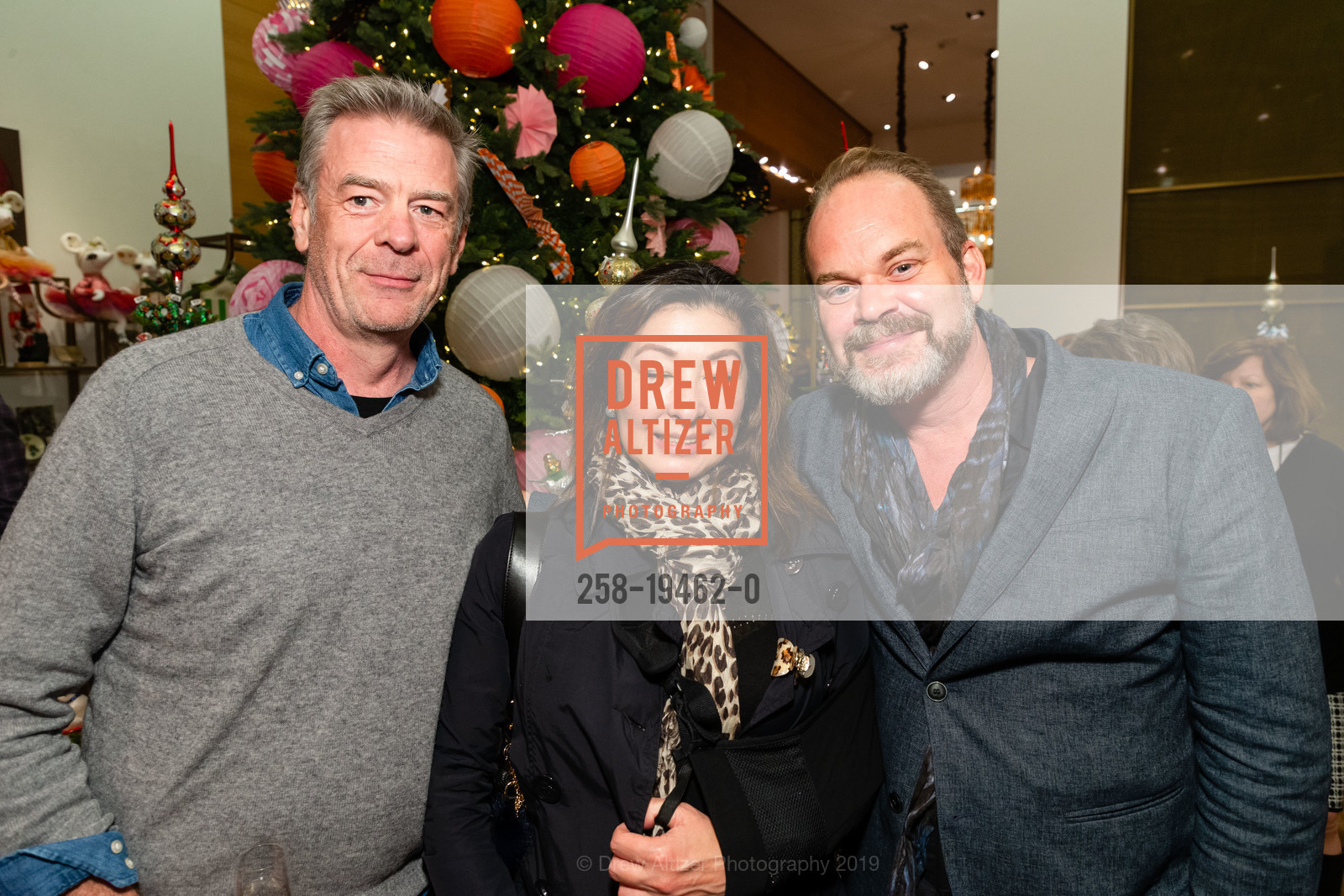 Paul, Yuko Naumann, Brandon Baron, Gump's Launch Party, Gump's. 250 Post Street, October 16th, 2019, Photo #258-19462-0 Paul, Yuko Naumann, Brandon Baron, Photo #258-19462-0