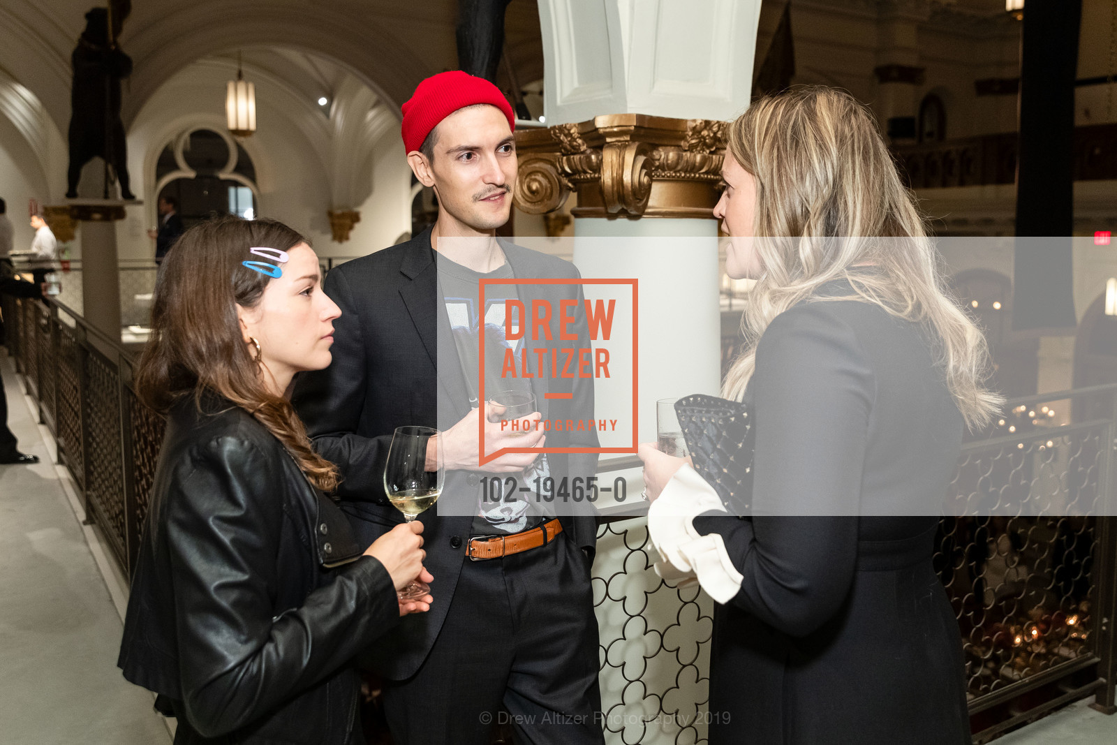 Michelle Fernandez, Emilio Villalba, Kim Larson, Saint Joseph's Art Society Hosts Valentino, Saint Joseph's Art Society, October 17th, 2019, Photo #102-19465-0 Michelle Fernandez, Emilio Villalba, Kim Larson, Photo #102-19465-0