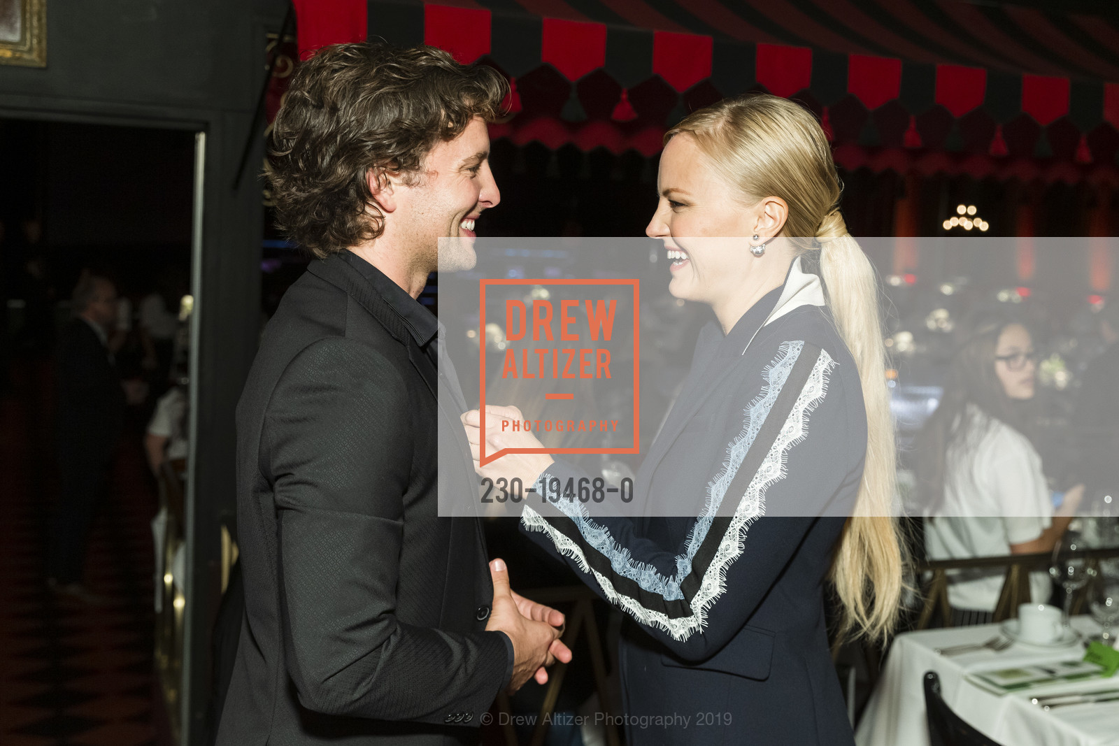 Jack Donnelly, Malin Akerman, Bring Change to Mind's Annual Revels and Revelations, Bimbo’s 365 Club, October 17th, 2019, Photo #230-19468-0 Jack Donnelly, Malin Akerman, Photo #230-19468-0