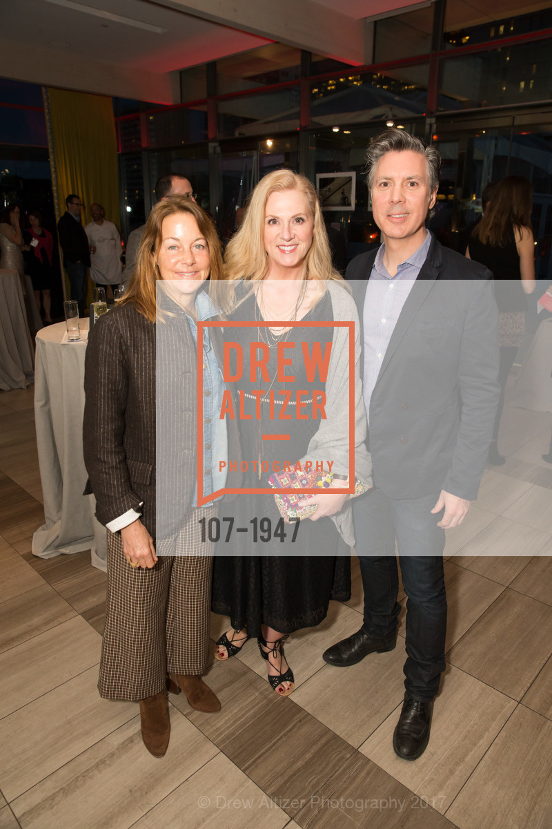 Laurie Ubben, Mona Burlingame, Jonah Burlingame, Judgment of Paris -- A California vs. France Wine Tasting Event Fundraiser, Battery. 717 Battery St, March 3rd, 2017, Photo #107-1947 Laurie Ubben, Mona Burlingame, Jonah Burlingame, Photo #107-1947