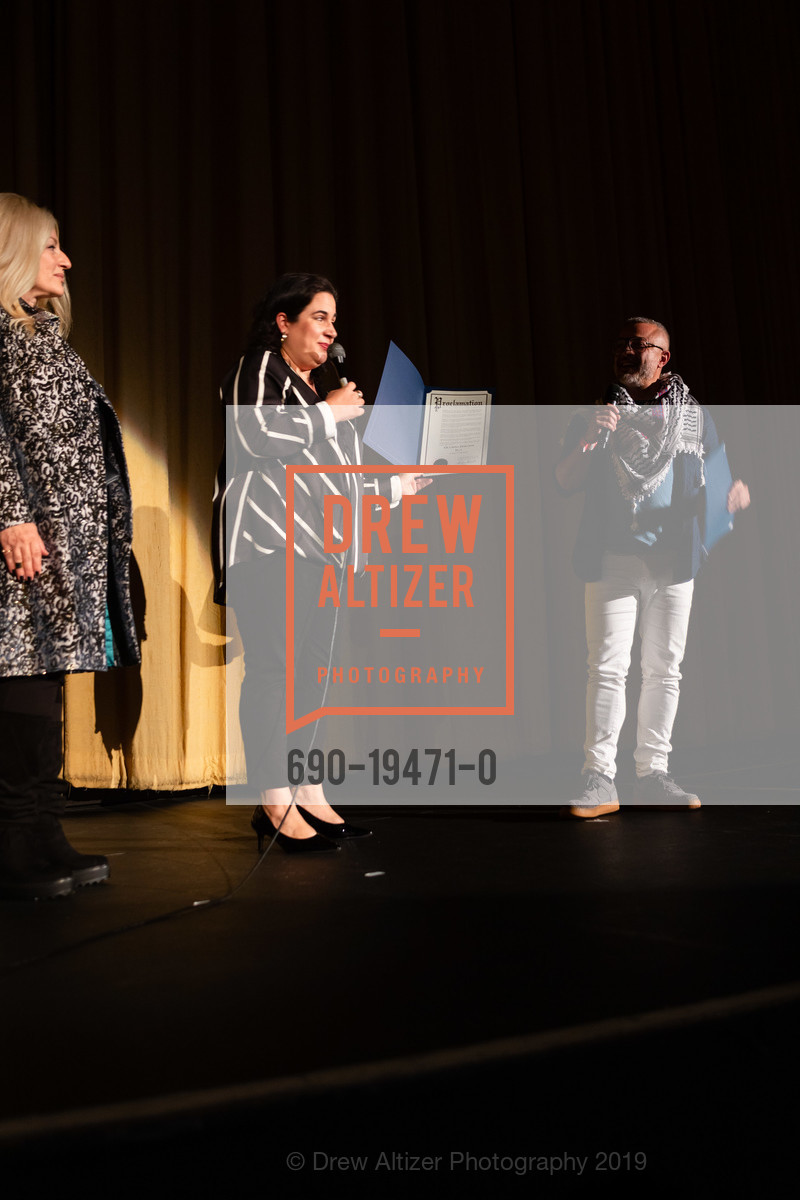 Despina Mouzaki, Maria Nicolacakis, Harry Mavromichalis, 16th Annual SF Greek Film Festival Opening Night, Castro Theatre. 429 Castro Street, October 20th, 2019, Photo #690-19471-0 Despina Mouzaki, Maria Nicolacakis, Harry Mavromichalis, Photo #690-19471-0
