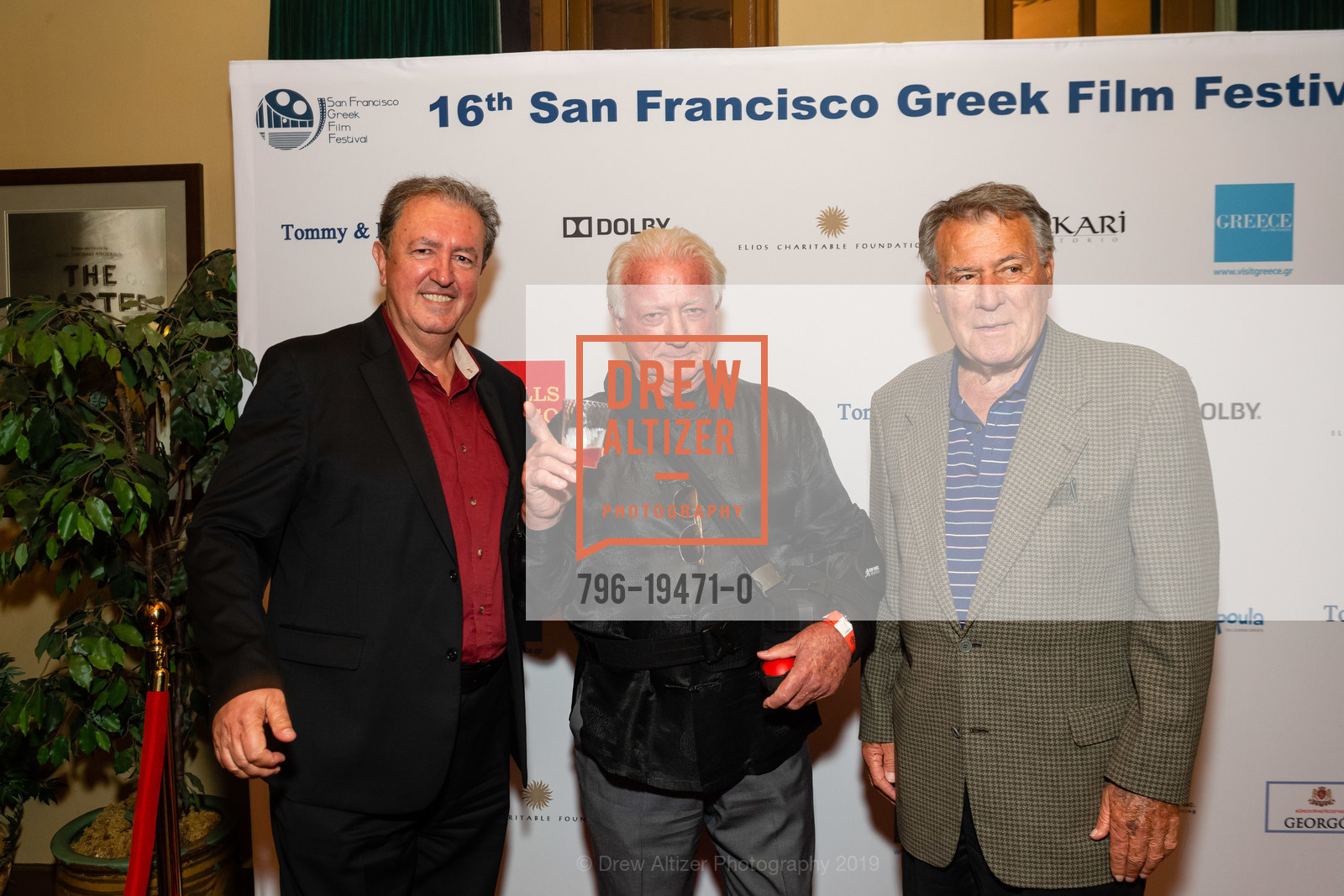 Dimitri Carapanos, Nick Arvanitidis, Demetri Vourliotis, 16th Annual SF Greek Film Festival Opening Night, Castro Theatre. 429 Castro Street, October 20th, 2019, Photo #796-19471-0 Dimitri Carapanos, Nick Arvanitidis, Demetri Vourliotis, Photo #796-19471-0