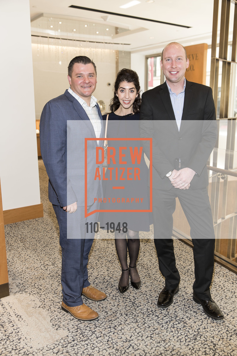 Brian Woolery, Maria Castellucci, Jamison Heal, Shreve & Co. hosts Karen Caldwell Fashions, Shreve & Co, March 2nd, 2017, Photo #110-1948 Brian Woolery, Maria Castellucci, Jamison Heal, Photo #110-1948
