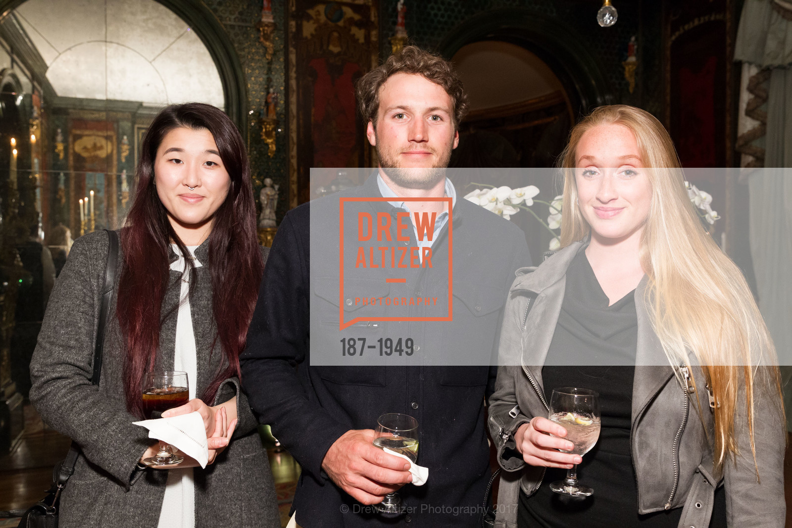 Cecilia Chia, Brian Scott, Elizabeth Litke, Gordon and Ann Getty Host Dr. Laurie Green for the Maven Project, Private Residence, March 2nd, 2017, Photo #187-1949 Cecilia Chia, Brian Scott, Elizabeth Litke, Photo #187-1949