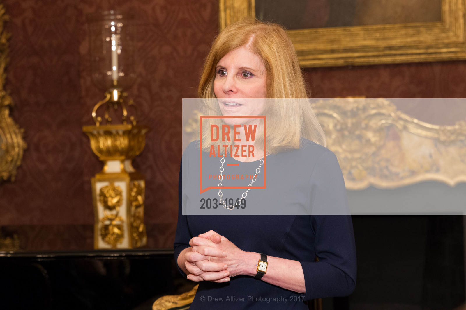 Laurie Green, Gordon and Ann Getty Host Dr. Laurie Green for the Maven Project, Private Residence, March 2nd, 2017, Photo #203-1949 Laurie Green, Photo #203-1949