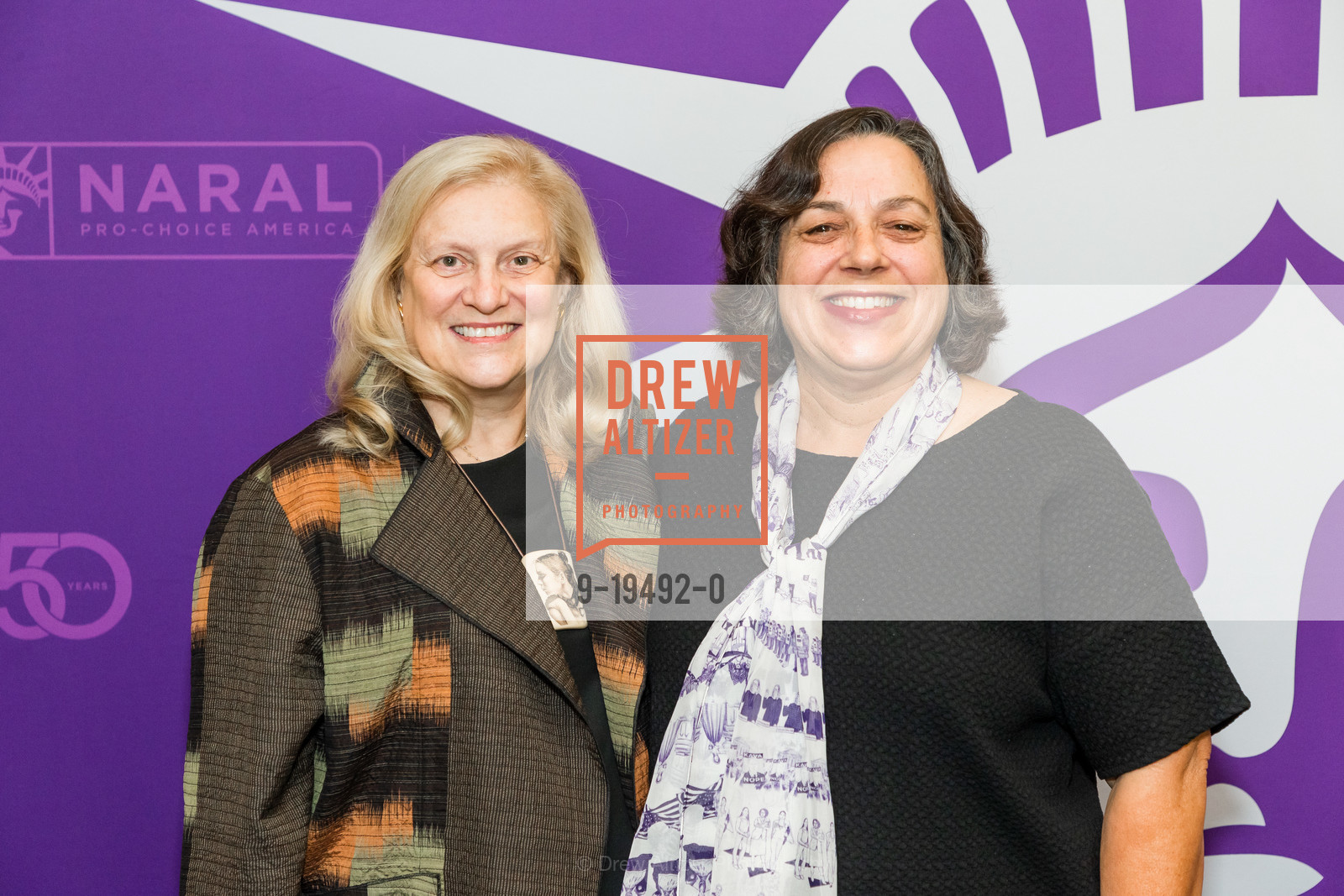Susan Hyatt, Patty Ortenberg, NARAL Peninsula Power of Choice Luncheon 2019, 4290 El Camino Real, Photo #9-19492-0 Susan Hyatt, Patty Ortenberg, Photo #9-19492-0