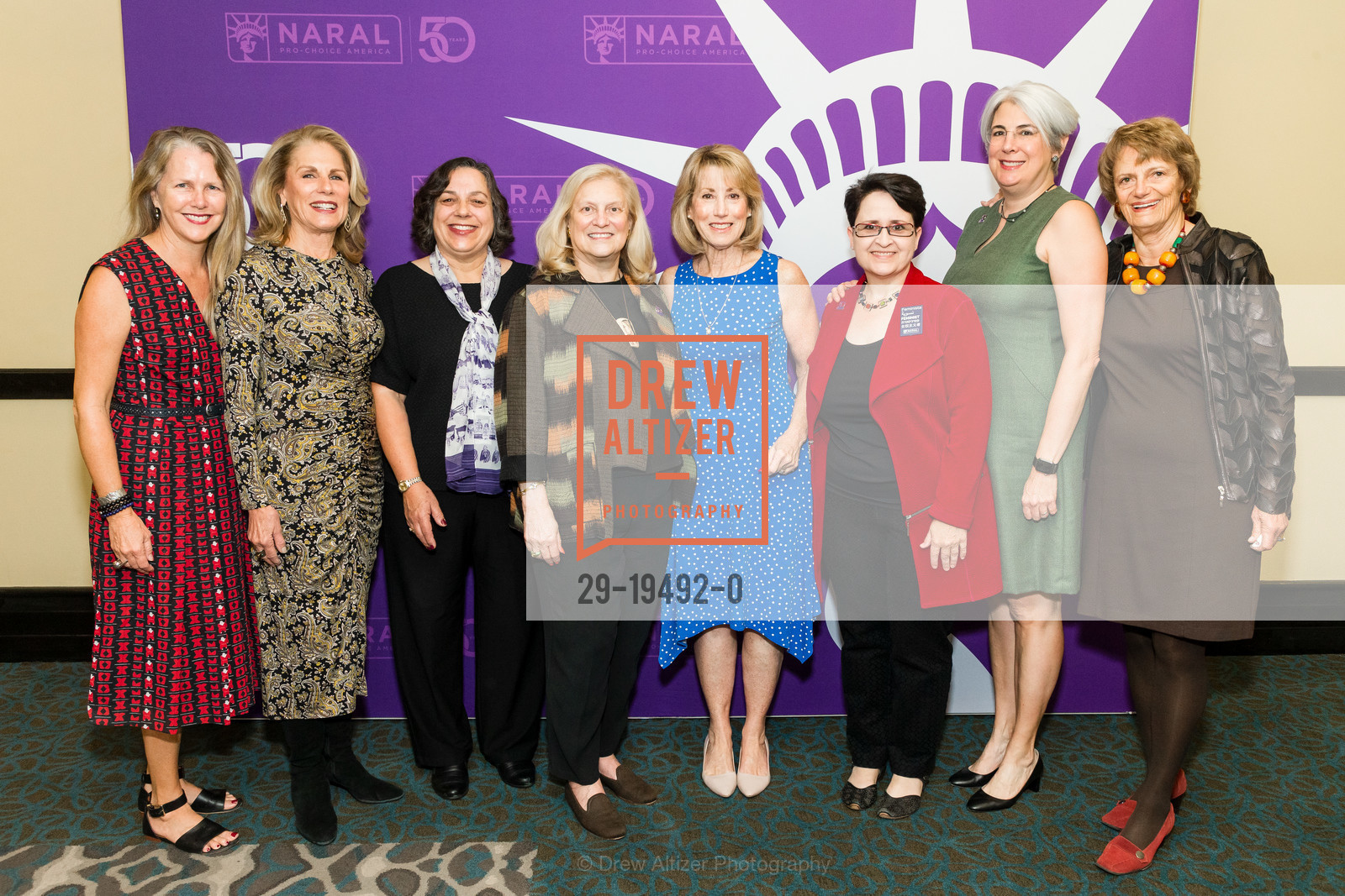 Robina Riccitiello, Jackie Mayer, Patty Ortenberg, Susan Hyatt, Judy Kleinberg, Denise Brosseau, Ellen Winick Stross, Carol Mayer Marshall, NARAL Peninsula Power of Choice Luncheon 2019, 4290 El Camino Real, Photo #29-19492-0 Robina Riccitiello, Jackie Mayer, Patty Ortenberg, Susan Hyatt, Judy Kleinberg, Denise Brosseau, Ellen Winick Stross, Carol Mayer Marshall, Photo #29-19492-0