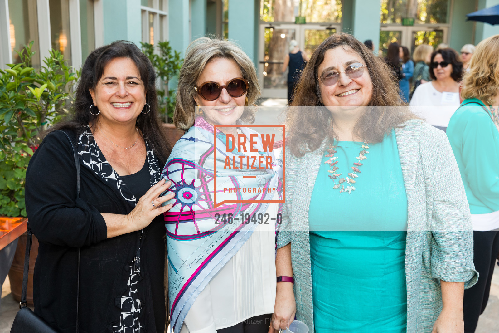Melissa Baten Caswell, Barbara Gross, Preeva Tramiel, NARAL Peninsula Power of Choice Luncheon 2019, 4290 El Camino Real, Photo #246-19492-0 Melissa Baten Caswell, Barbara Gross, Preeva Tramiel, Photo #246-19492-0
