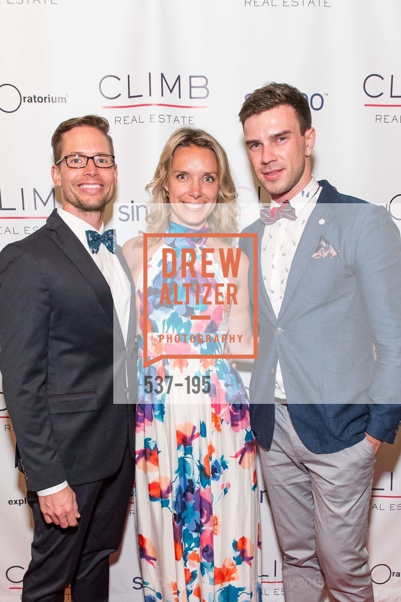 Byron Jones, Elizabeth Zambricki, Andor Makharadez, Gucci & Vogue Dinner, Local Edition San Francisco. Local Edition San Francisco, . 691 Market St, July 8th, 2015, Photo #537-195 Byron Jones, Elizabeth Zambricki, Andor Makharadez, Photo #537-195
