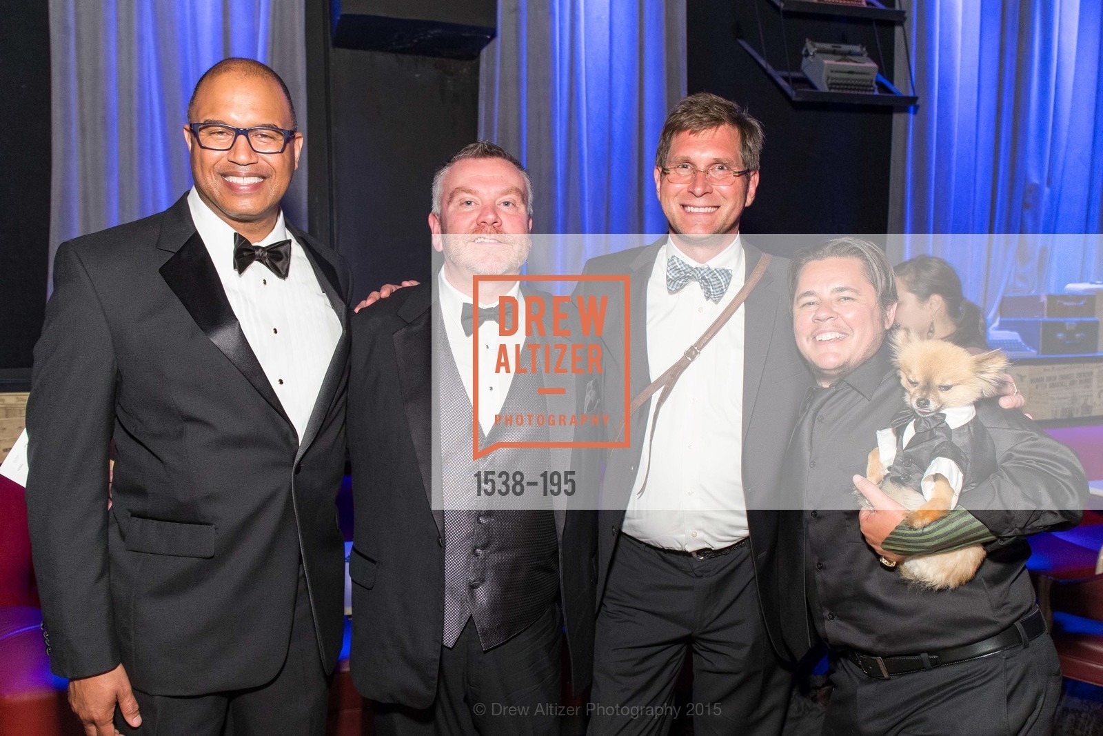 Edward Campbell, William Crum, Perry Voscott, Leo Petroni, Gucci & Vogue Dinner, Local Edition San Francisco. Local Edition San Francisco, . 691 Market St, July 8th, 2015, Photo #1538-195 Edward Campbell, William Crum, Perry Voscott, Leo Petroni, Photo #1538-195