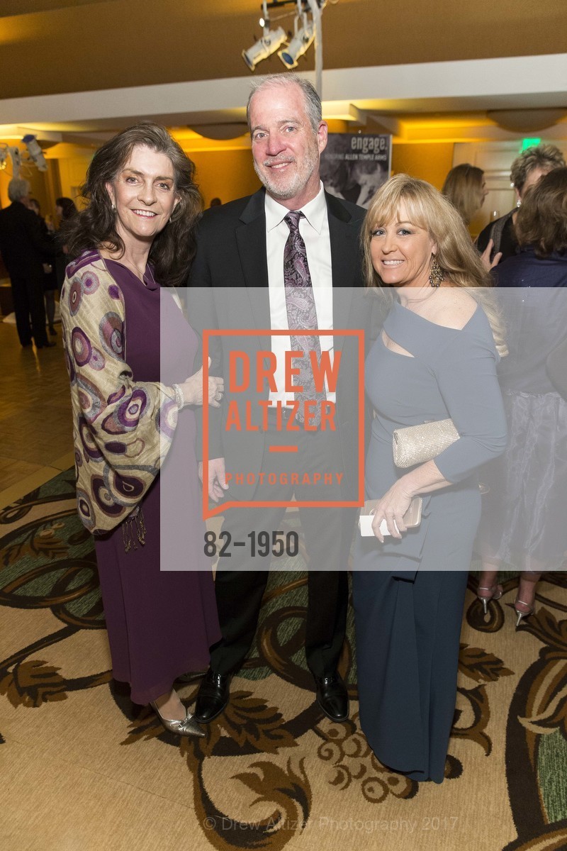 Anne Marie Taylor, Thomas Taylor, Lisa Behring, CalShakes Fundraiser 2017, Claremont Club & Spa. 41 Tunnel Rd. Berkeley, California 94705, March 4th, 2017, Photo #82-1950 Anne Marie Taylor, Thomas Taylor, Lisa Behring, Photo #82-1950