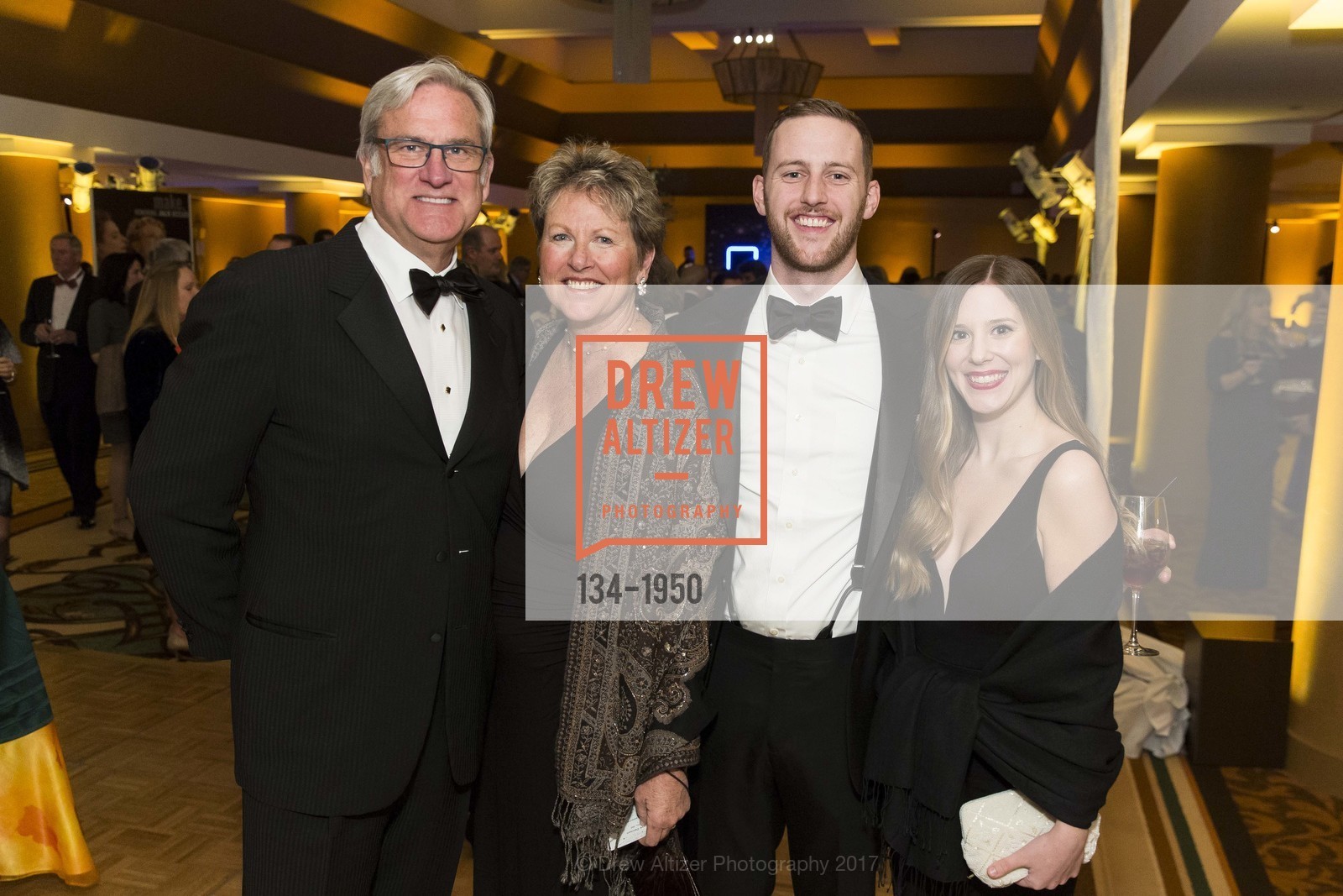 Steve Denison, Shannon Baker, Gage Wheary, Rachael Carani, CalShakes Fundraiser 2017, Claremont Club & Spa. 41 Tunnel Rd. Berkeley, California 94705, March 4th, 2017, Photo #134-1950 Steve Denison, Shannon Baker, Gage Wheary, Rachael Carani, Photo #134-1950
