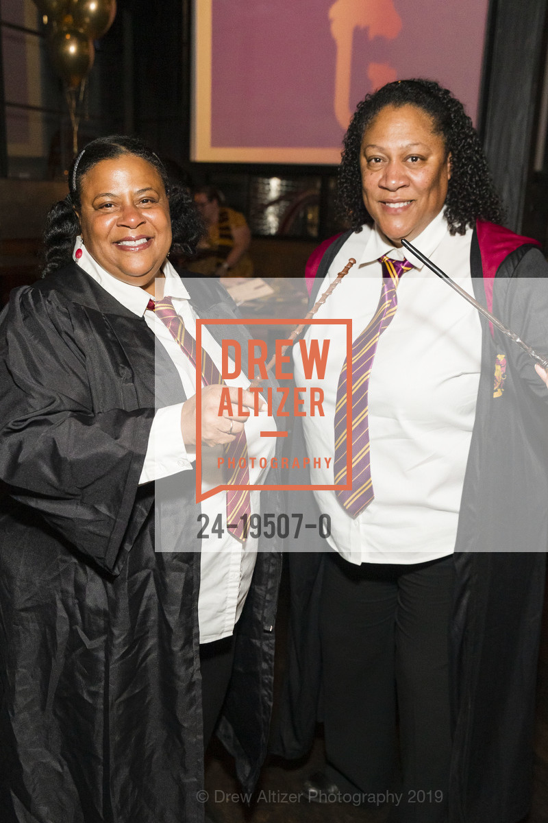 Lima Mohamed, Marcela Jamerson, 'Harry Potter and the Cursed Child' Hogwarts House Homecoming, Curran Theatre. 445 Geary Street, October 23rd, 2019, Photo #24-19507-0 Lima Mohamed, Marcela Jamerson, Photo #24-19507-0