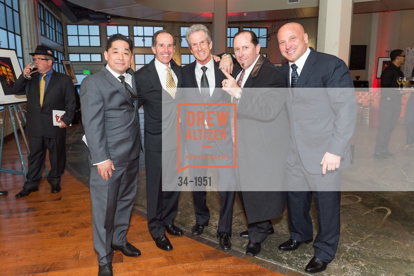 Keith Onishi, Gary Massetani, Tony Stefani, Danny Gracia, Victor Wyrsch, Photo #34-1951