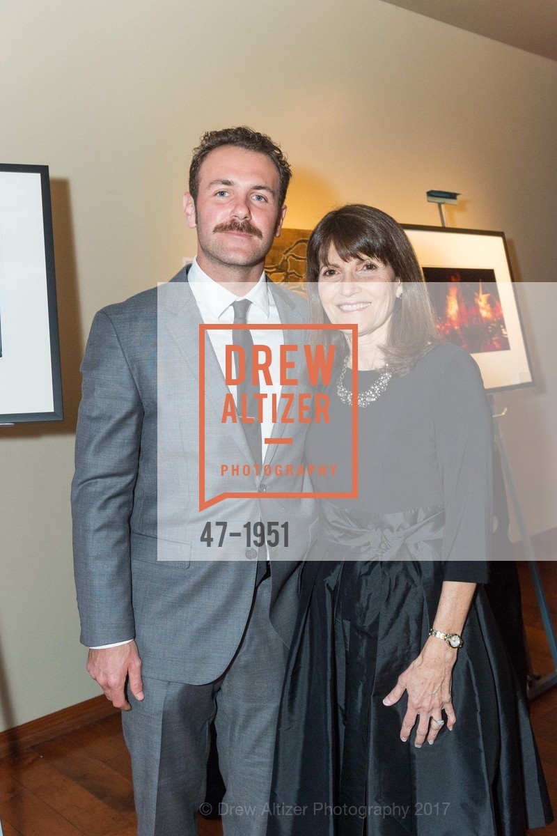 Nick Oxford, Diane Stefani, San Francisco Firefighters Cancer Prevention Foundation's The Art of Fire Gala, Terra Gallery. 511 Harrison St, March 4th, 2017, Photo #47-1951 Nick Oxford, Diane Stefani, Photo #47-1951