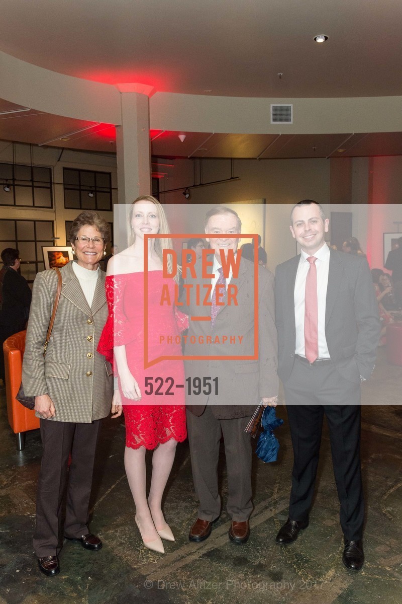 Wendy Paskin Jordan, Karen Bauer, Frank Jordan, Brian Stansbury, San Francisco Firefighters Cancer Prevention Foundation's The Art of Fire Gala, Terra Gallery. 511 Harrison St, March 4th, 2017, Photo #522-1951 Wendy Paskin Jordan, Karen Bauer, Frank Jordan, Brian Stansbury, Photo #522-1951