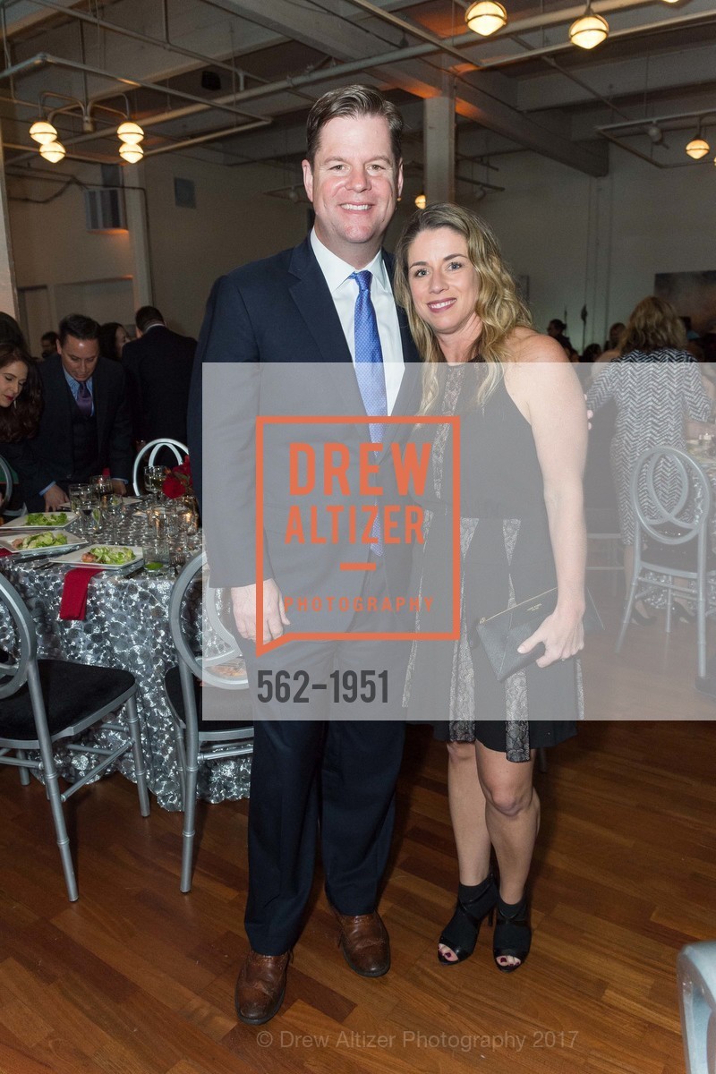 Mark Farrell, Liz Farrell, San Francisco Firefighters Cancer Prevention Foundation's The Art of Fire Gala, Terra Gallery. 511 Harrison St, March 4th, 2017, Photo #562-1951 Mark Farrell, Liz Farrell, Photo #562-1951