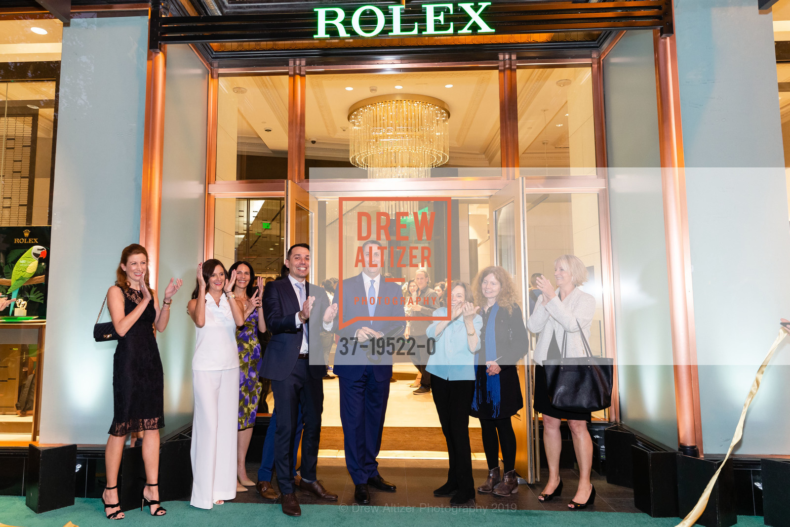 Group of guests at Rolex Grand Opening