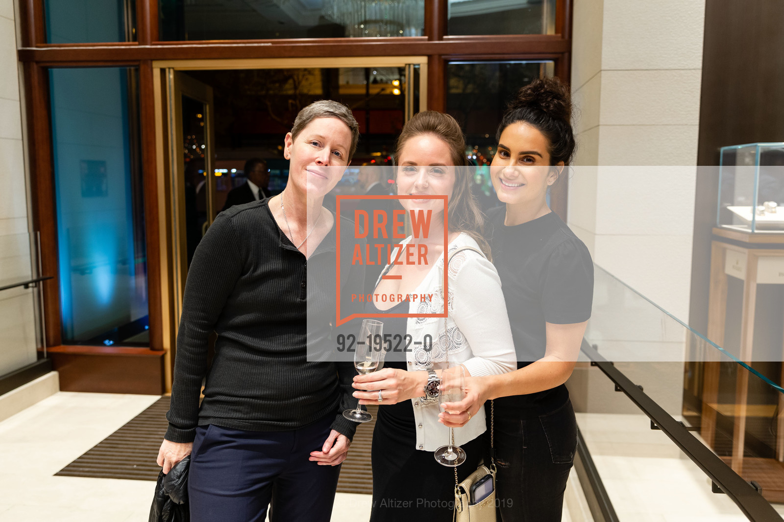 Michelle Patterson, Christy Brant, Raha Hashemi, Rolex Grand Opening, Rolex Boutique Tourneau, Westfield SF Centre. 845 Market St, October 23rd, 2019, Photo #92-19522-0 Michelle Patterson, Christy Brant, Raha Hashemi, Photo #92-19522-0