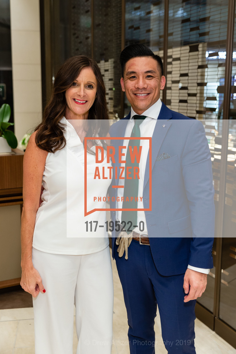 Gretchen Mathews, Chris Catabay, Rolex Grand Opening, Rolex Boutique Tourneau, Westfield SF Centre. 845 Market St, October 23rd, 2019, Photo #117-19522-0 Gretchen Mathews, Chris Catabay, Photo #117-19522-0