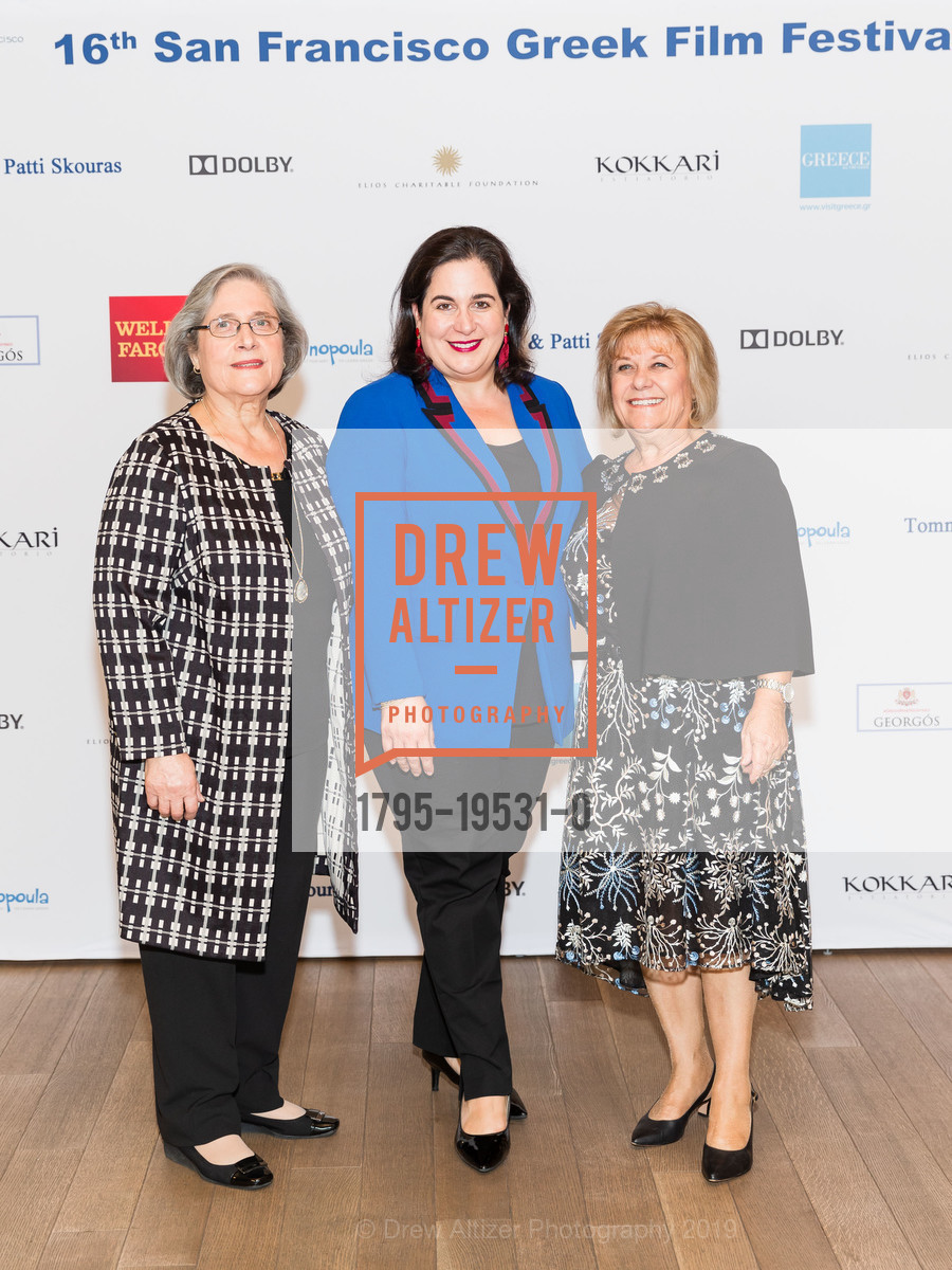 Katina Katzakis, Maria Nicolacakis, Maria Stavropoulos, 16th Annual SF Greek Film Festival Closing Night, Dolby Theater. 1275 Market Street, October 26th, 2019, Photo #1795-19531-0 Katina Katzakis, Maria Nicolacakis, Maria Stavropoulos, Photo #1795-19531-0
