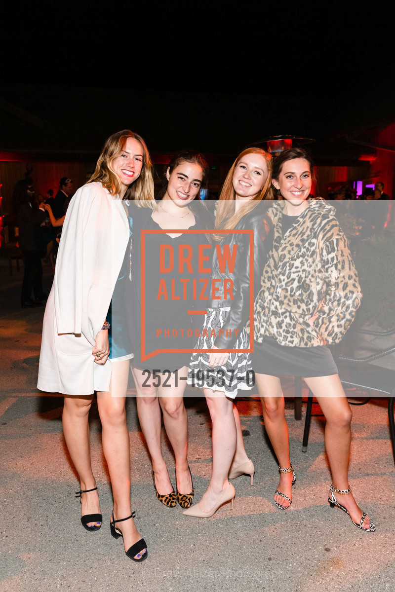 Hannah Macaulay, Kayla Nahi, Mackenzie Erdman, Sara Poole, SF Zoo's Fur Ball 2019: MasqueROAR, SF Zoo. Sloat Blvd. & Great Highway, Photo #2521-19537-0 Hannah Macaulay, Kayla Nahi, Mackenzie Erdman, Sara Poole, Photo #2521-19537-0
